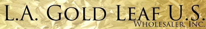 Imitation Gold Leaf: Booklet — L.A. Gold Leaf Wholesaler U.S.